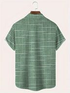 Azel | Camisa elegante de rayas y cuadros