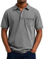 Azel | Camisa Polo Vintage Casual para Hombre