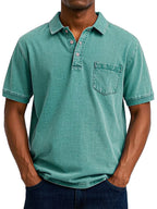 Azel | Camisa Polo Vintage Casual para Hombre