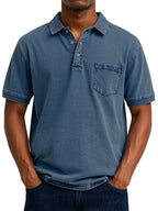 Azel | Camisa Polo Vintage Casual para Hombre