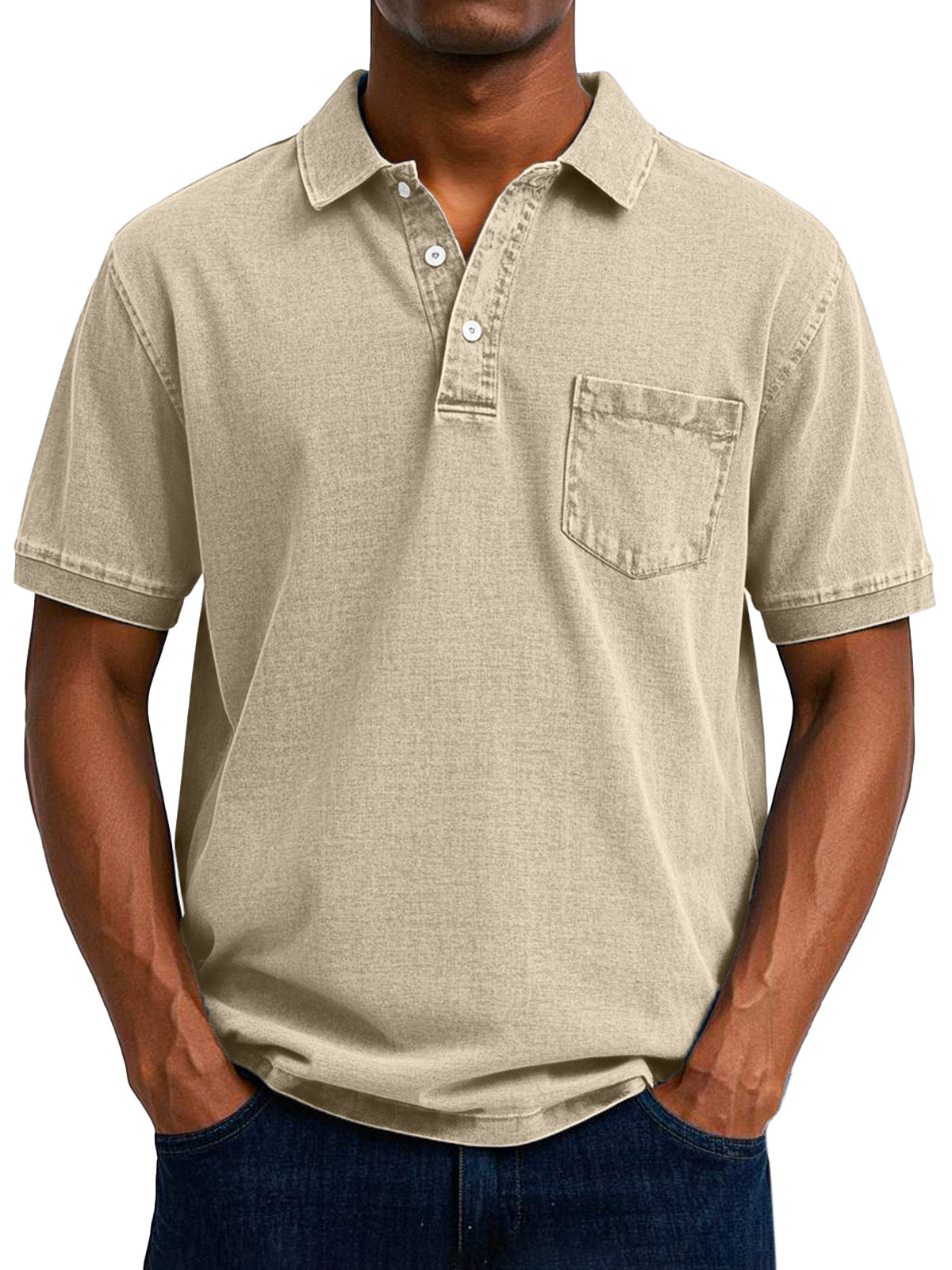 Azel | Camisa Polo Vintage Casual para Hombre