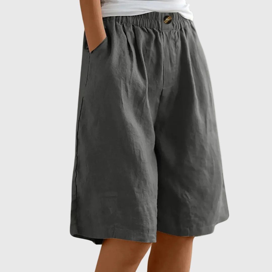 Victorielle Nova | Shorts Amplios Cintura Elástica Marie