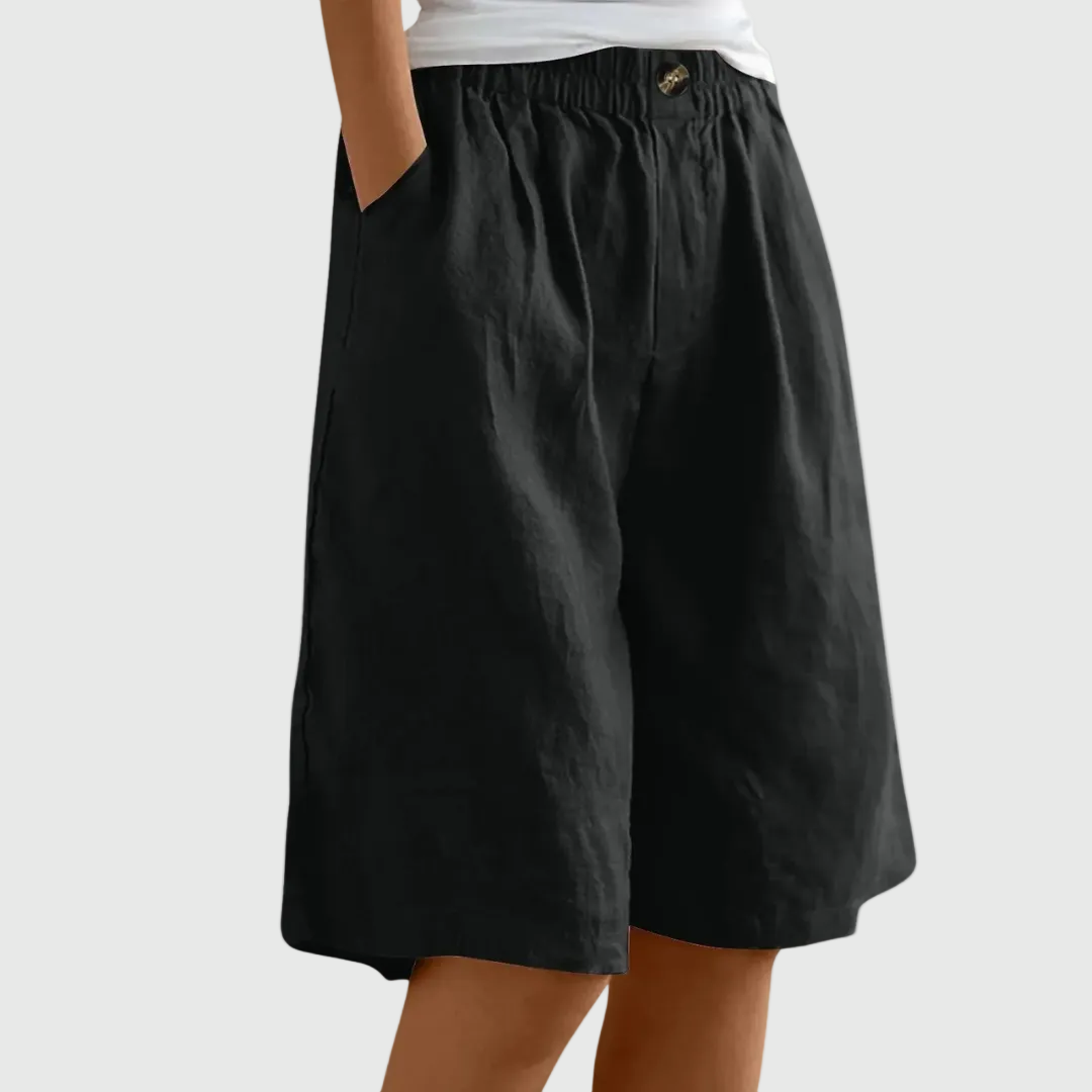 Victorielle Nova | Shorts Amplios Cintura Elástica Marie