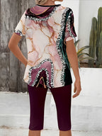 CONJUNTO ESTAMPADO PARA MUJER