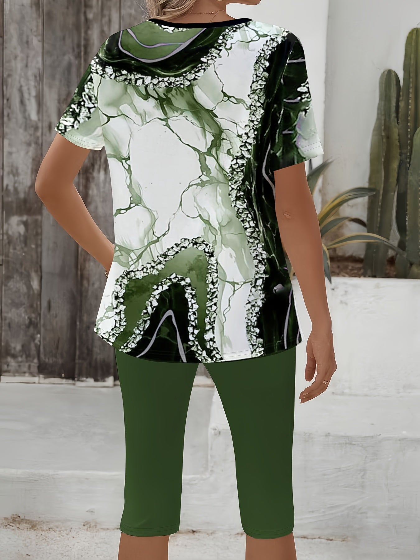 CONJUNTO ESTAMPADO PARA MUJER