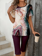 CONJUNTO ESTAMPADO PARA MUJER