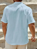 Azel | Camisa de verano elegante con cuello alto