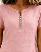Victorielle Nova® | Vestido de algodón con cremallera