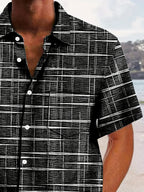 Azel | Camisa elegante de rayas y cuadros