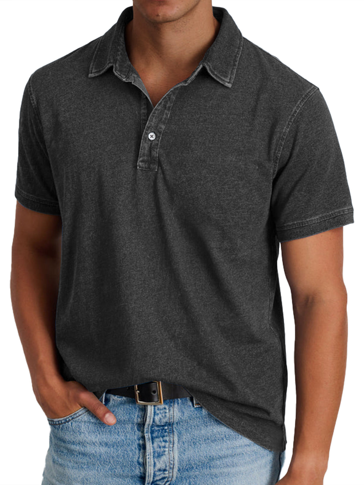 Azel | Polo con cuello para hombres