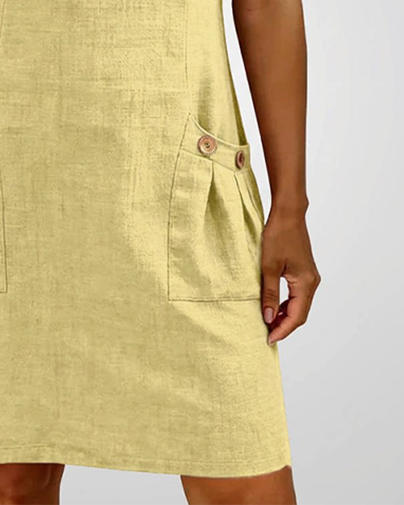 Victorielle Nova® | Vestido de algodón con cremallera
