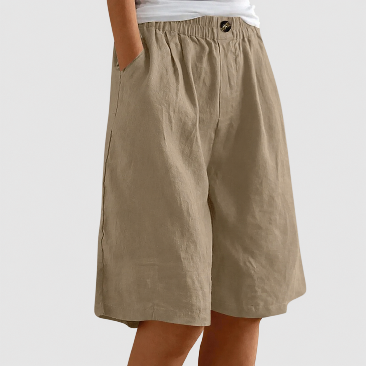 Victorielle Nova | Shorts Amplios Cintura Elástica Marie