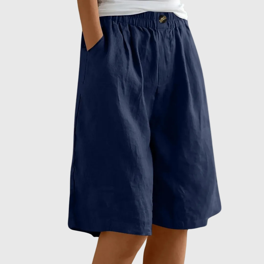 Victorielle Nova | Shorts Amplios Cintura Elástica Marie
