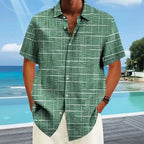 Azel | Camisa elegante de rayas y cuadros