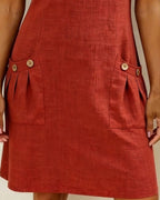 Victorielle Nova® | Vestido de algodón con cremallera