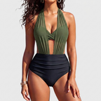 Sabine | Bikini 2 en 1 de Talle Alto con Control de Abdomen