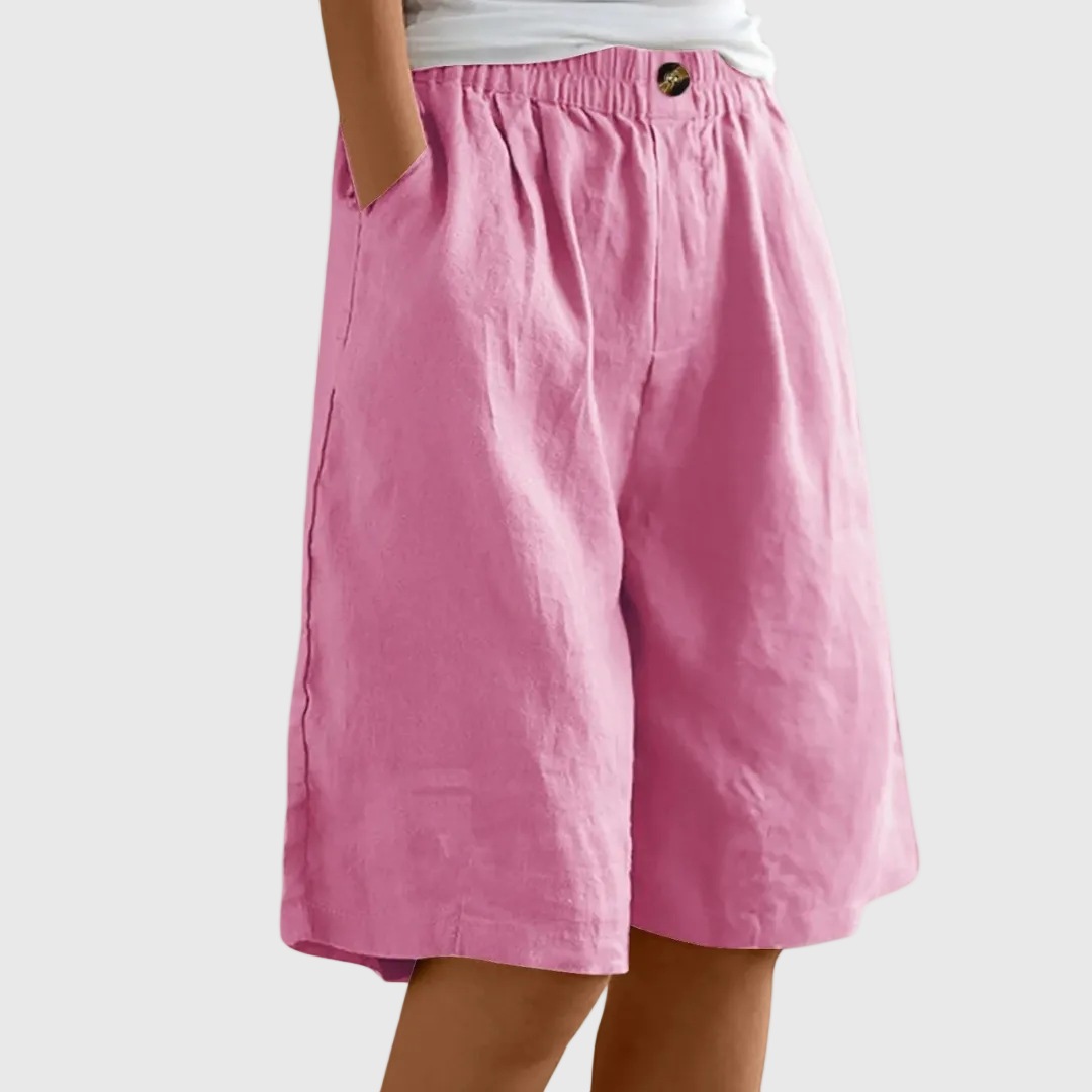 Victorielle Nova | Shorts Amplios Cintura Elástica Marie