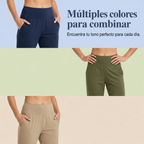 Pantalones de yoga elegantes con efecto moldeador