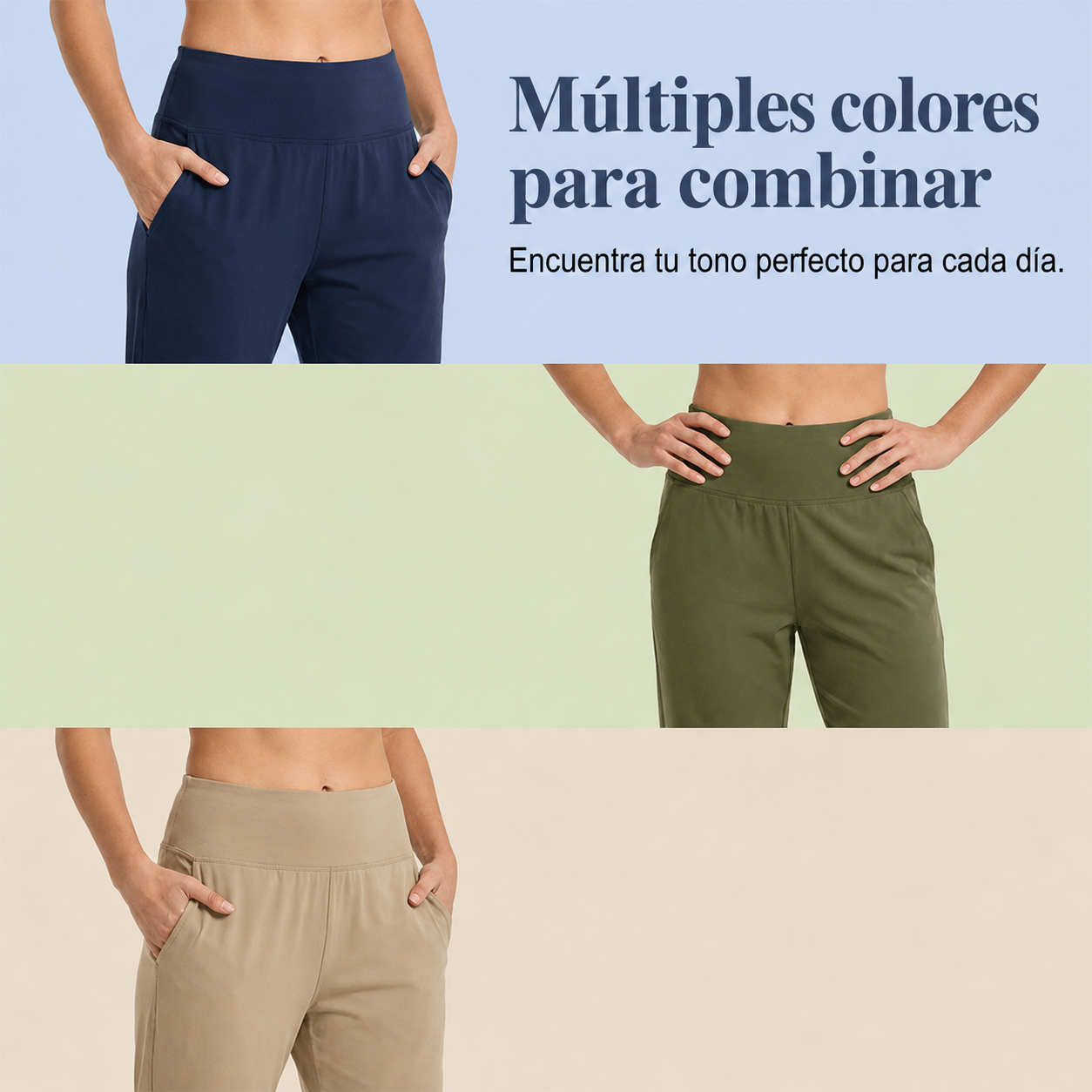 Pantalones de yoga elegantes con efecto moldeador