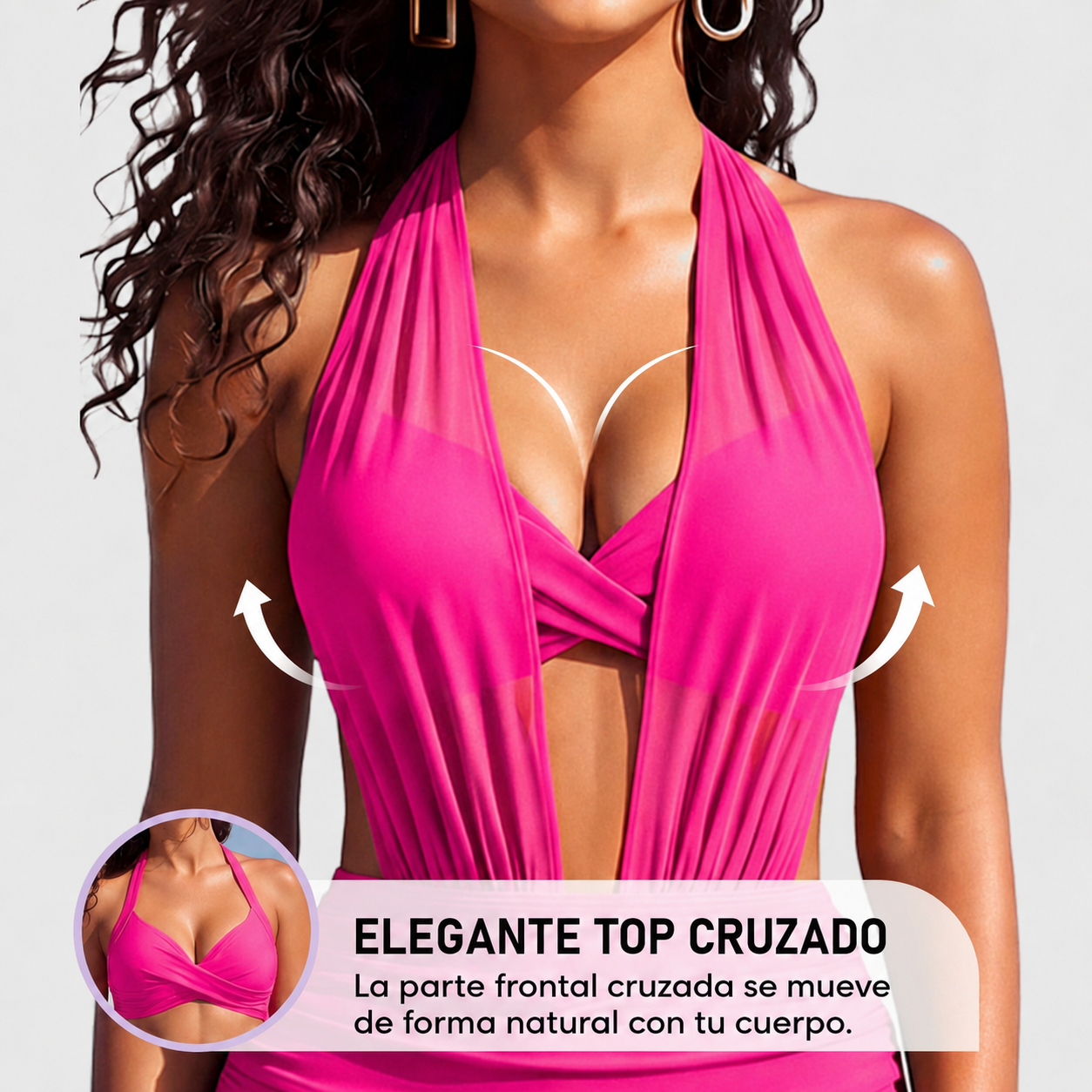 Sabine | Bikini 2 en 1 de Talle Alto con Control de Abdomen