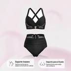 Sabine | Bikini 2 en 1 de Talle Alto con Control de Abdomen