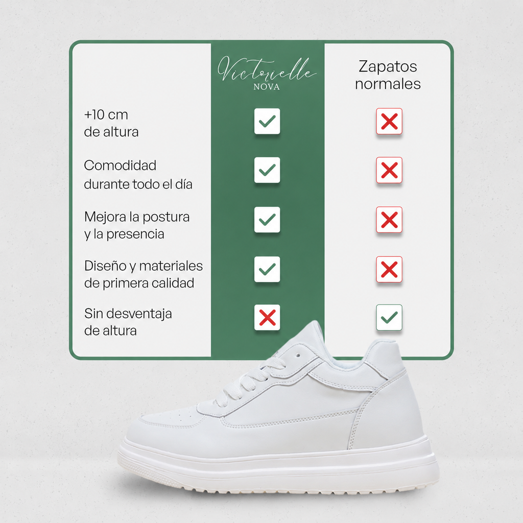 ELEVATESHOES BLANCOS ELEGANTES