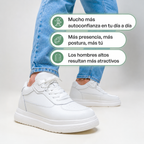 ELEVATESHOES BLANCOS ELEGANTES