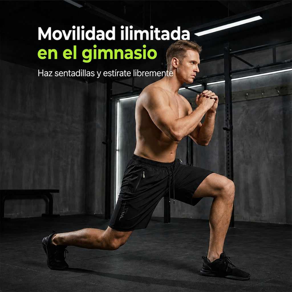 Pantalones cortos deportivos de secado rápido para hombre