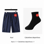 Pantalones cortos deportivos de secado rápido para hombre