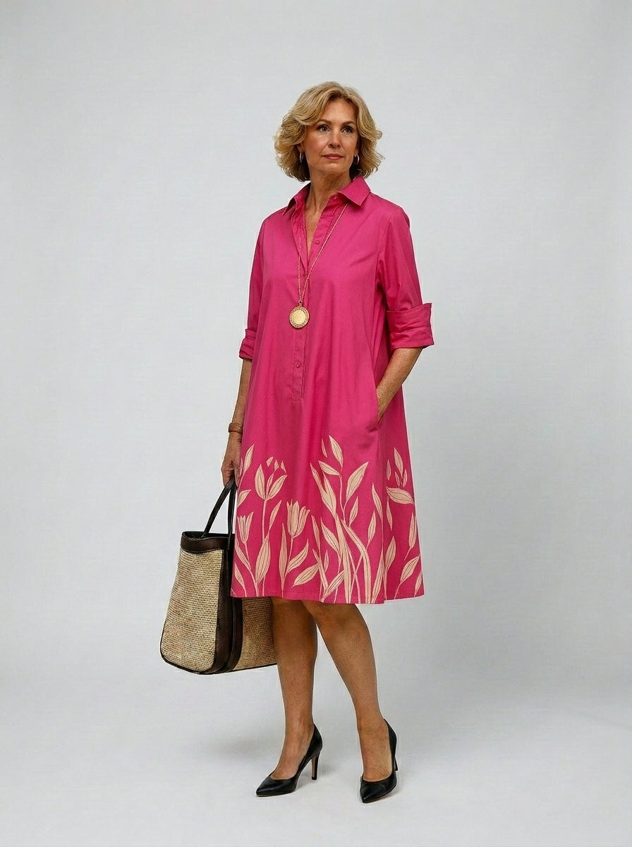 Annmarie | Cómodo vestido midi
