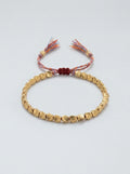 Pulsera tibetana de cuentas de cobre