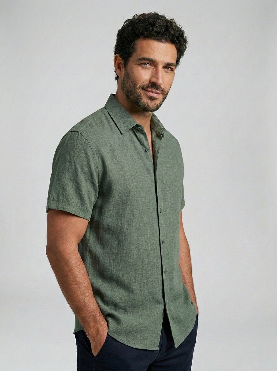 Azel | Camisa de Lino Clásica