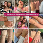 Pulseras con corazones para madre e hija