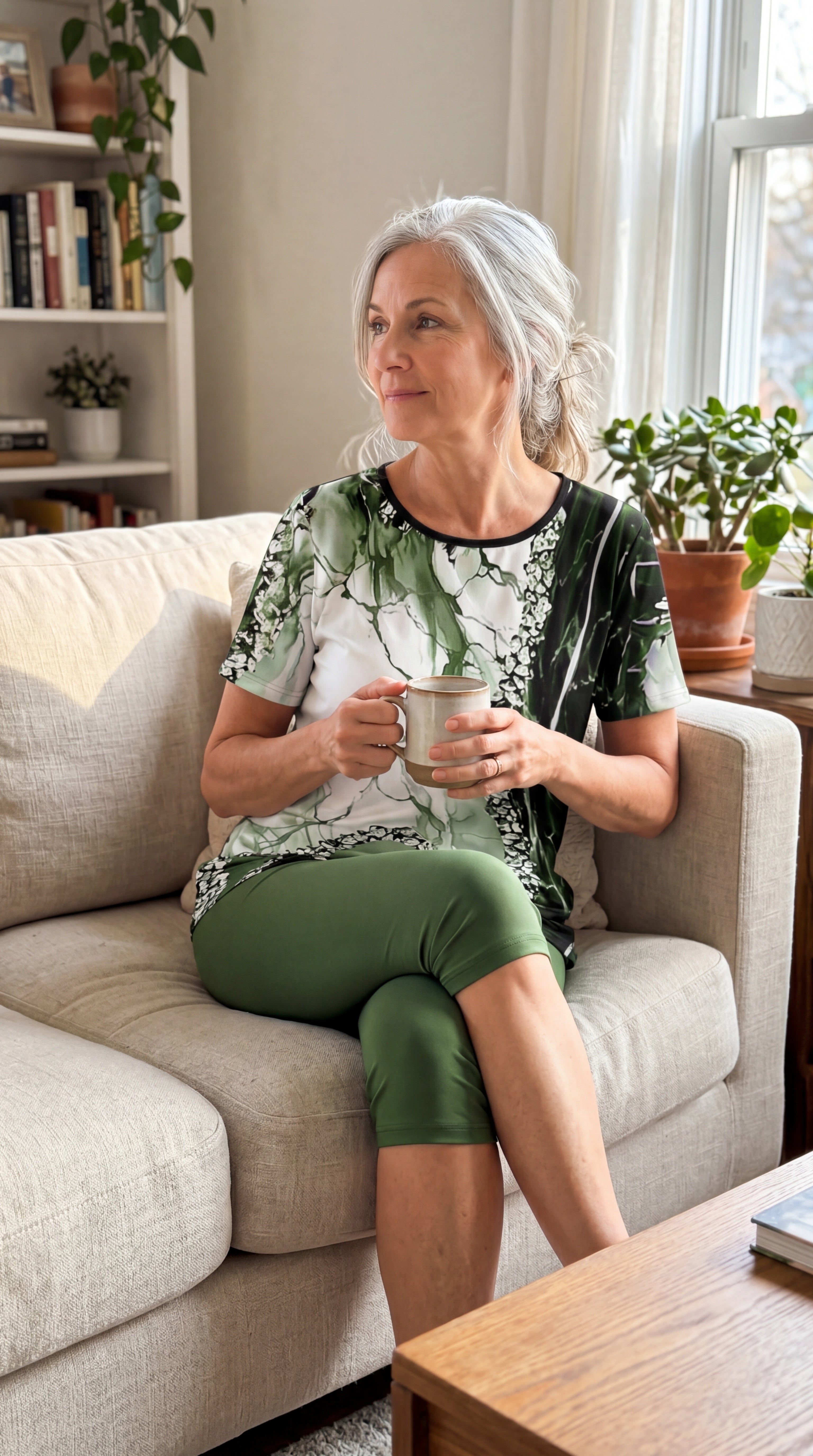 CONJUNTO ESTAMPADO PARA MUJER