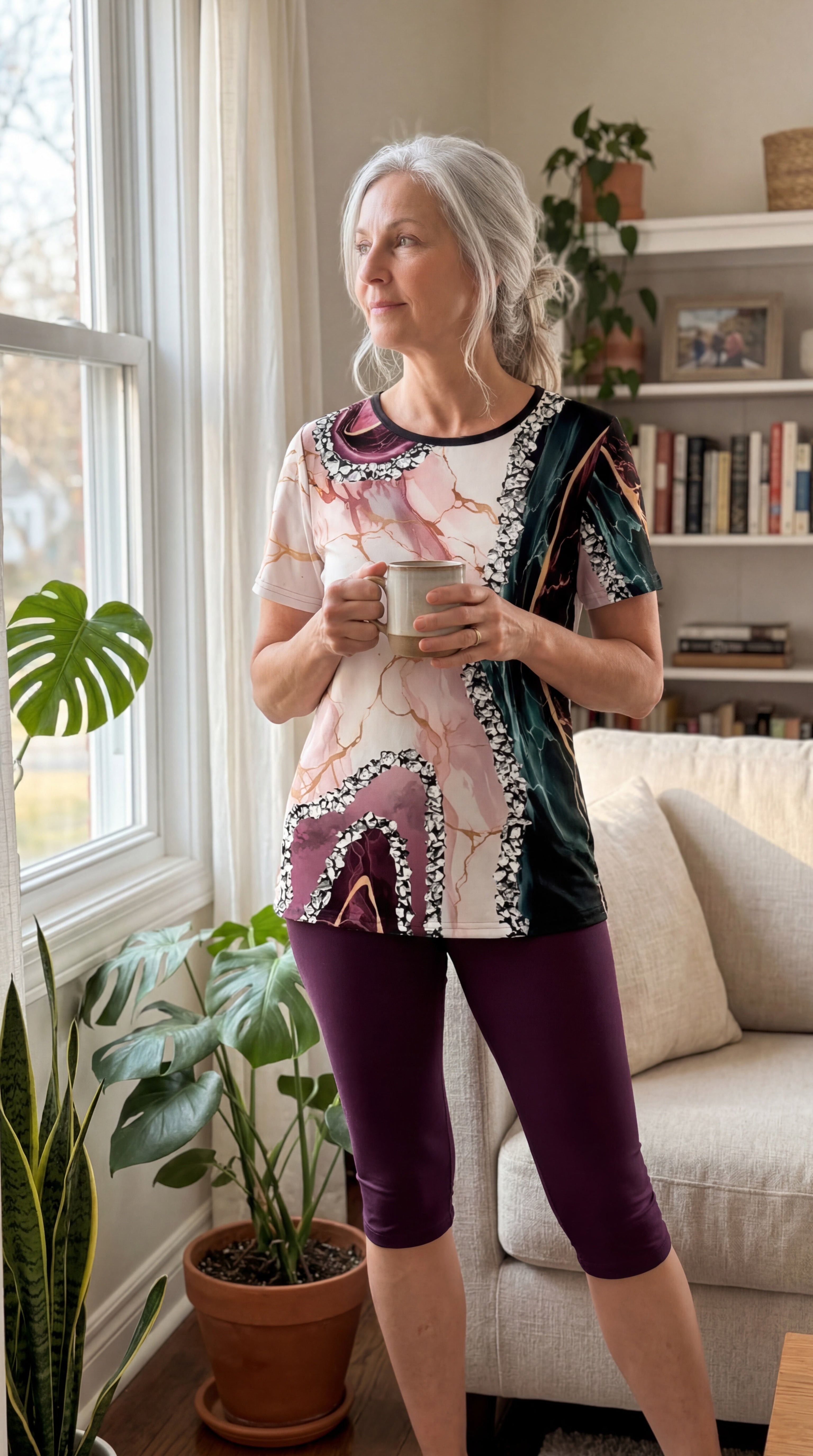 CONJUNTO ESTAMPADO PARA MUJER