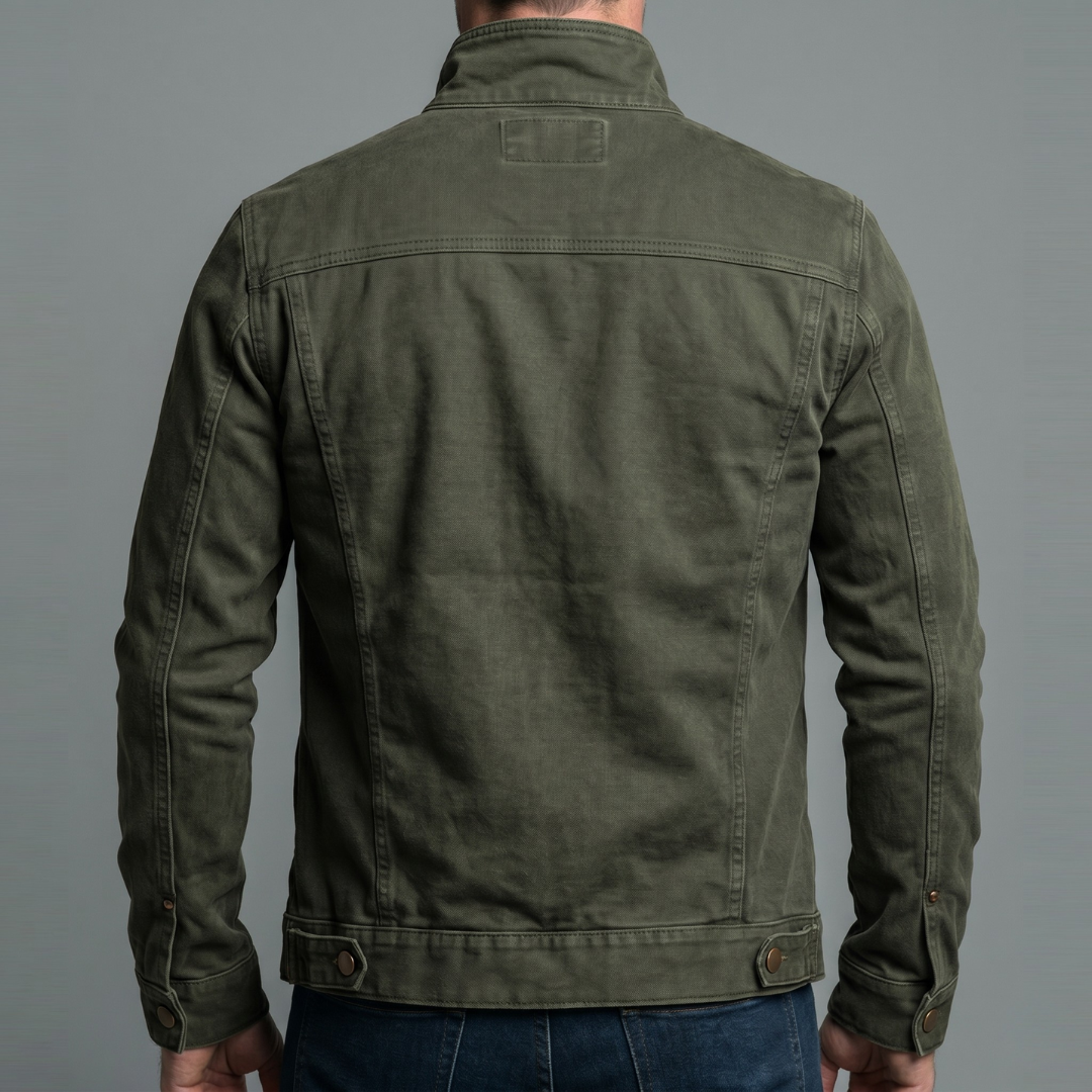 Victorielle Nova | Chaqueta vintage de algodón con cierre de cremallera
