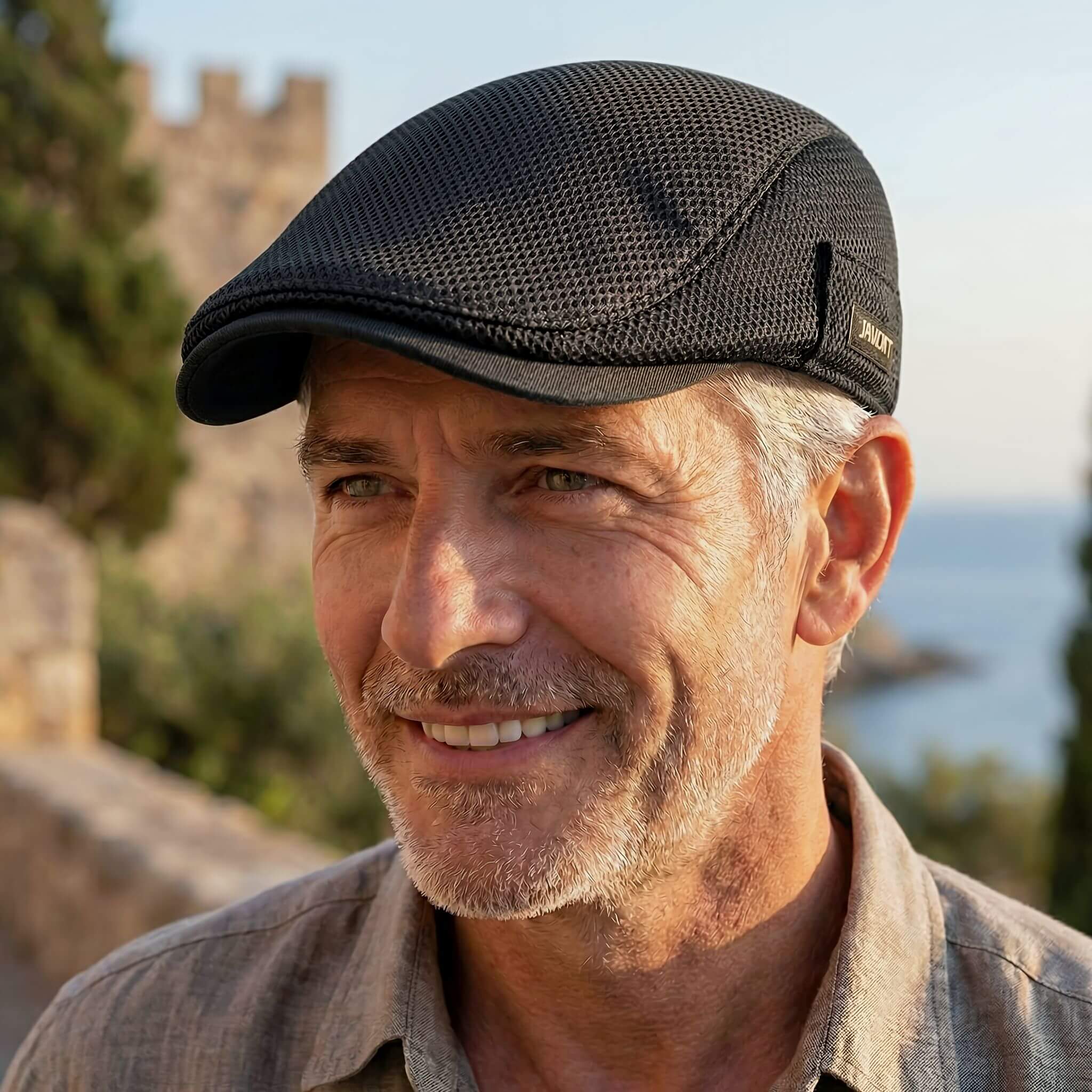 MeshCap | Gorra plana casual para hombres