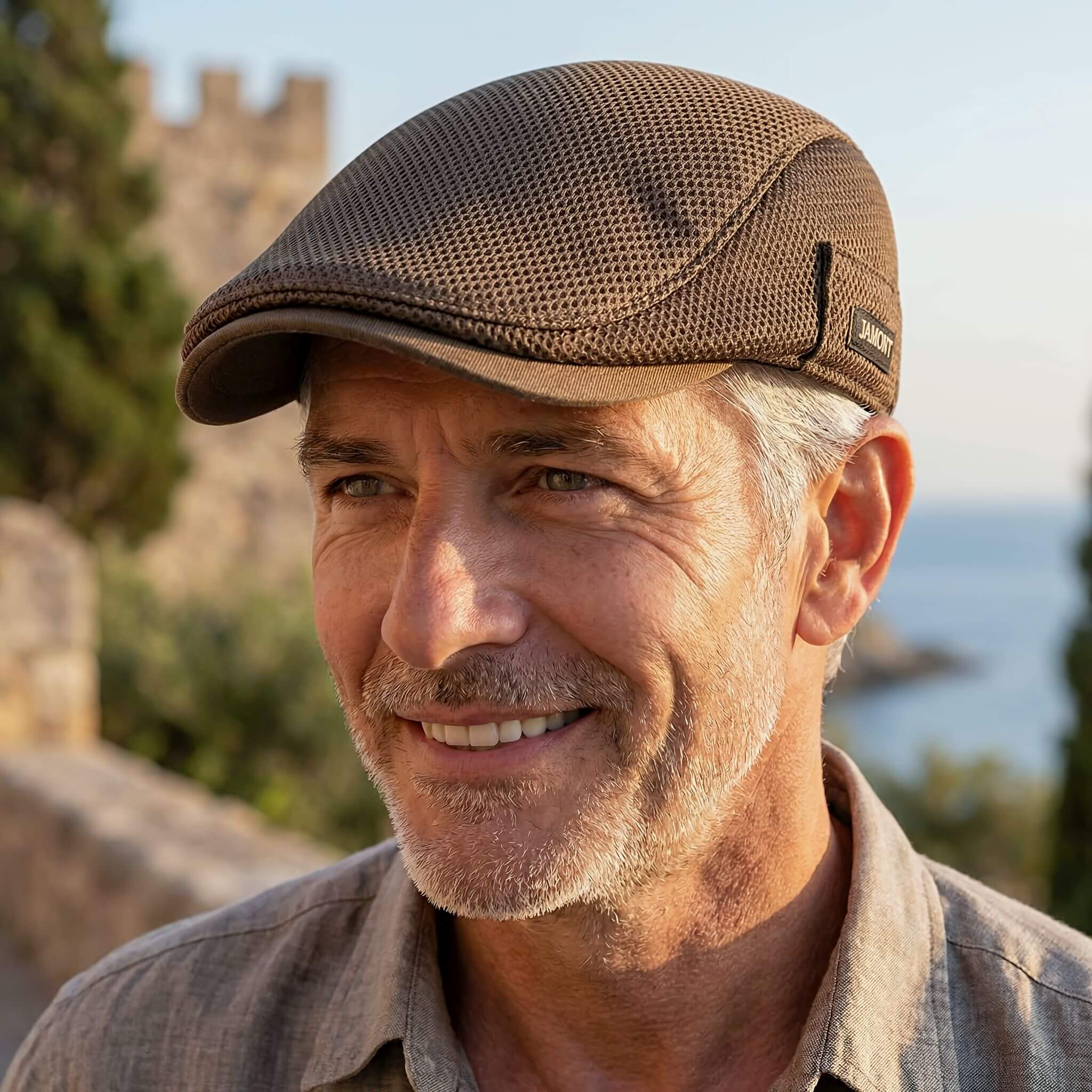 MeshCap | Gorra plana casual para hombres