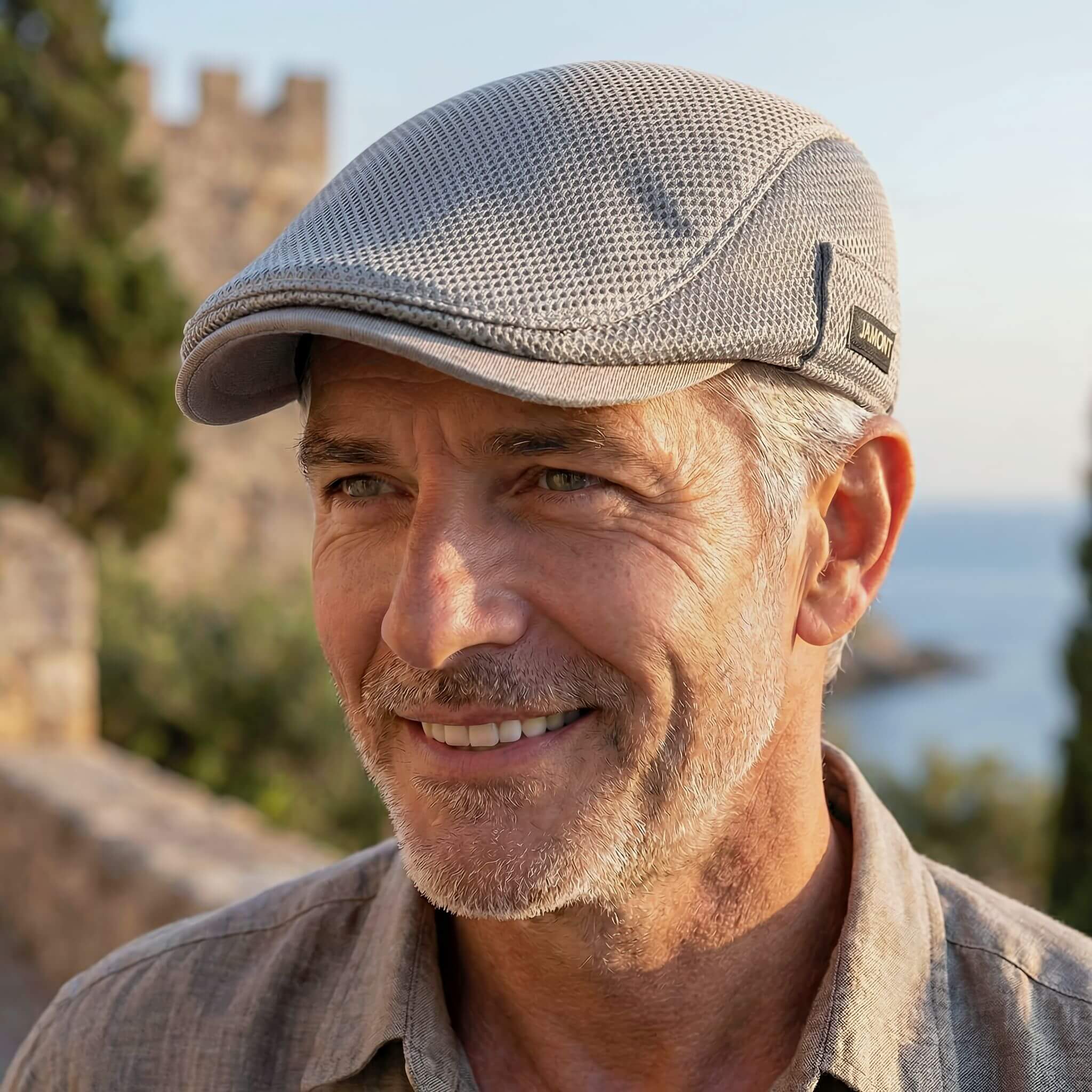 MeshCap | Gorra plana casual para hombres