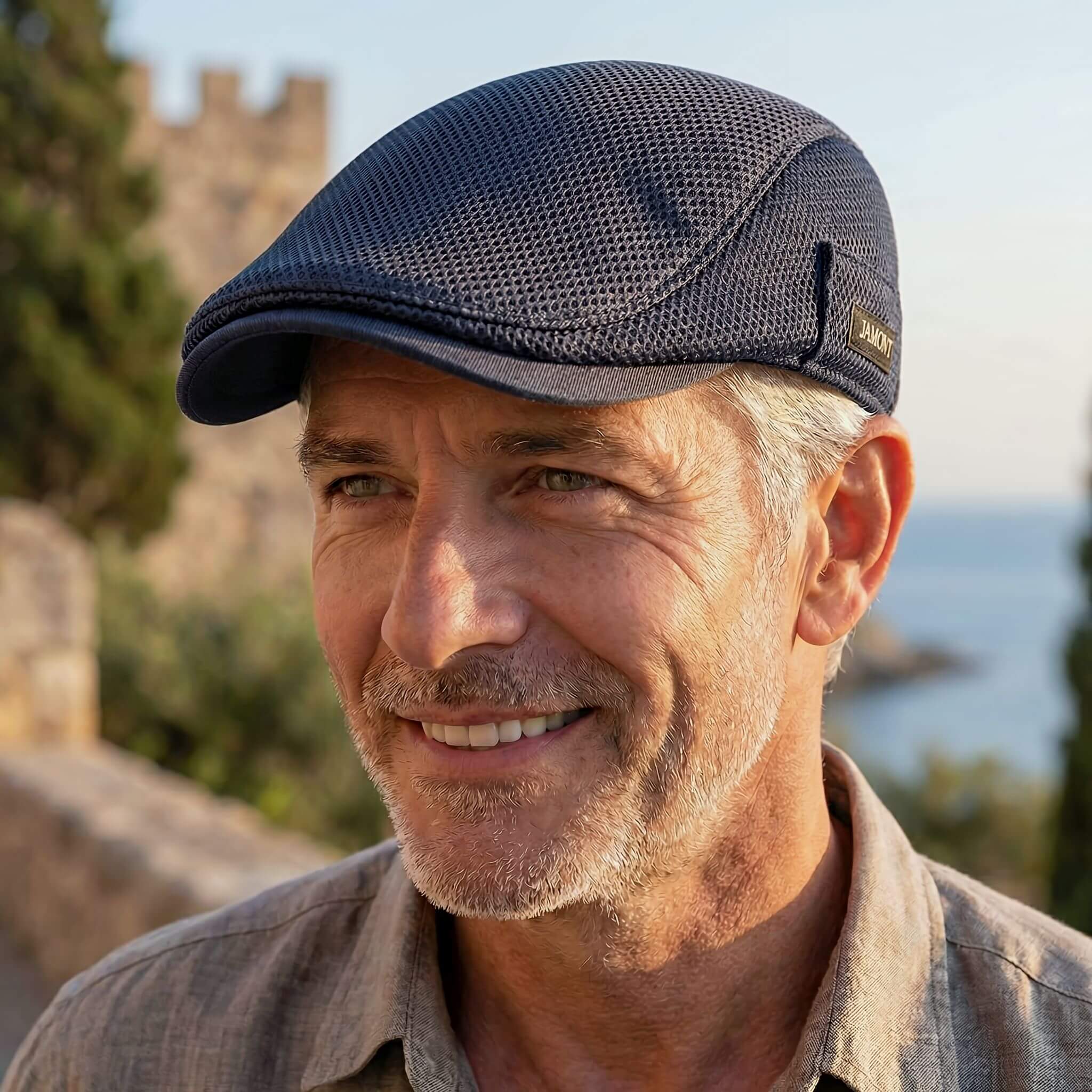 MeshCap | Gorra plana casual para hombres