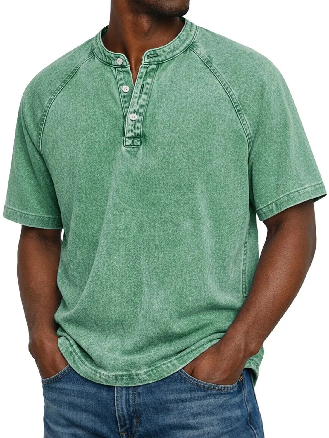 Lukas | Camisa vintage con botones para hombre