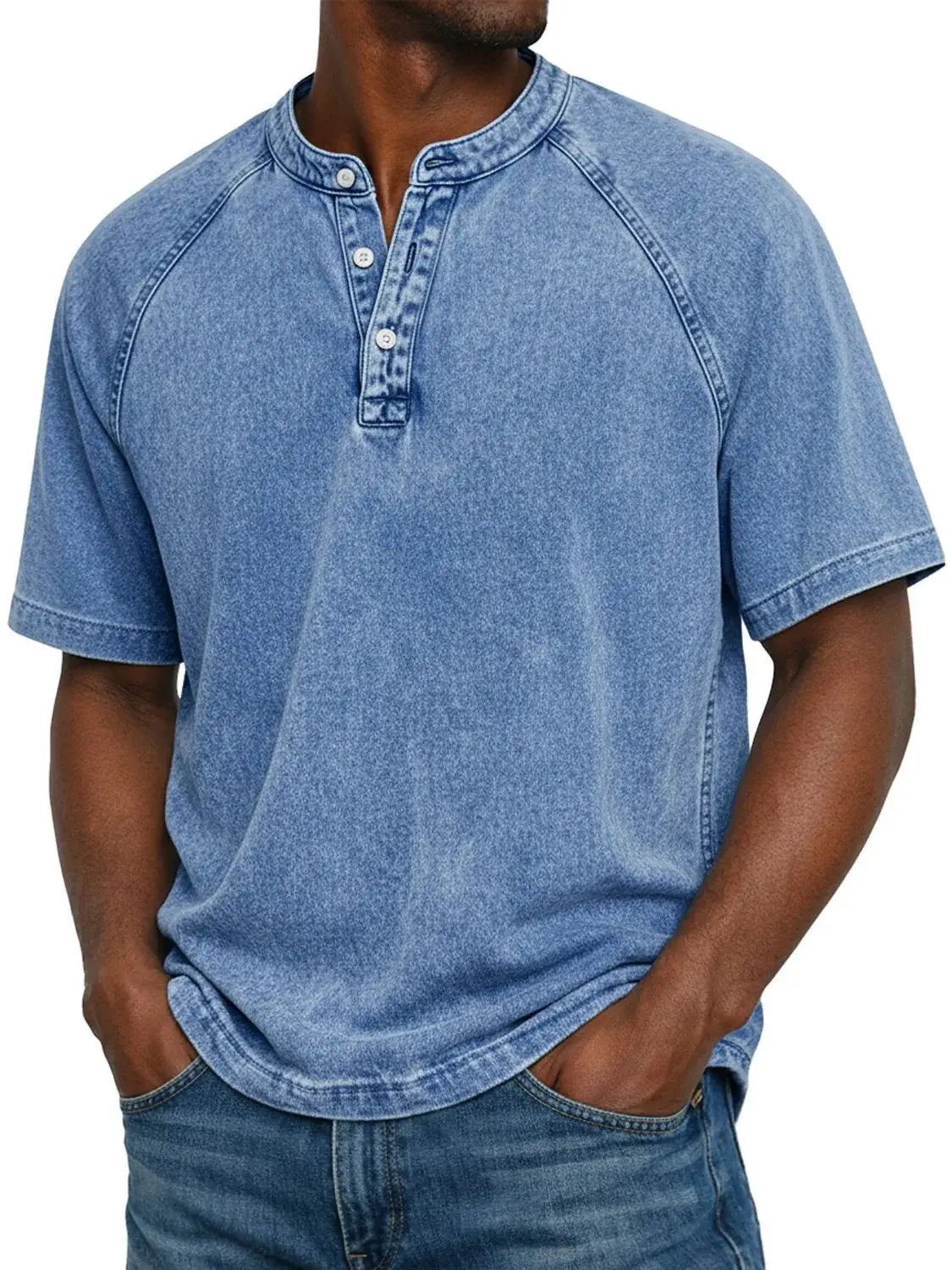 Lukas | Camisa vintage con botones para hombre