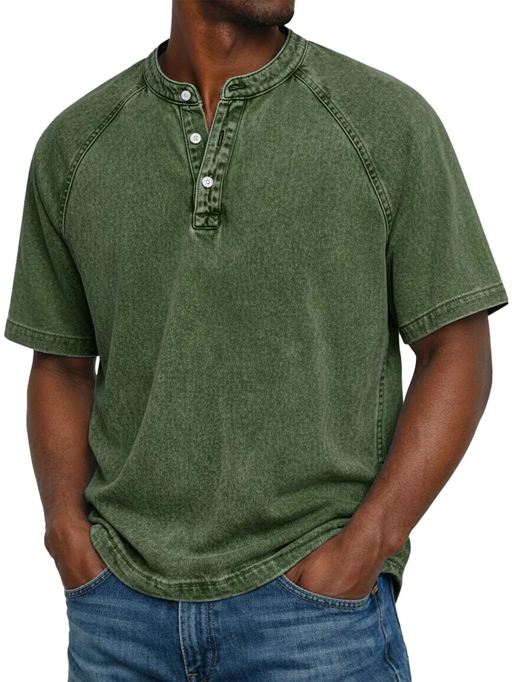 Lukas | Camisa vintage con botones para hombre
