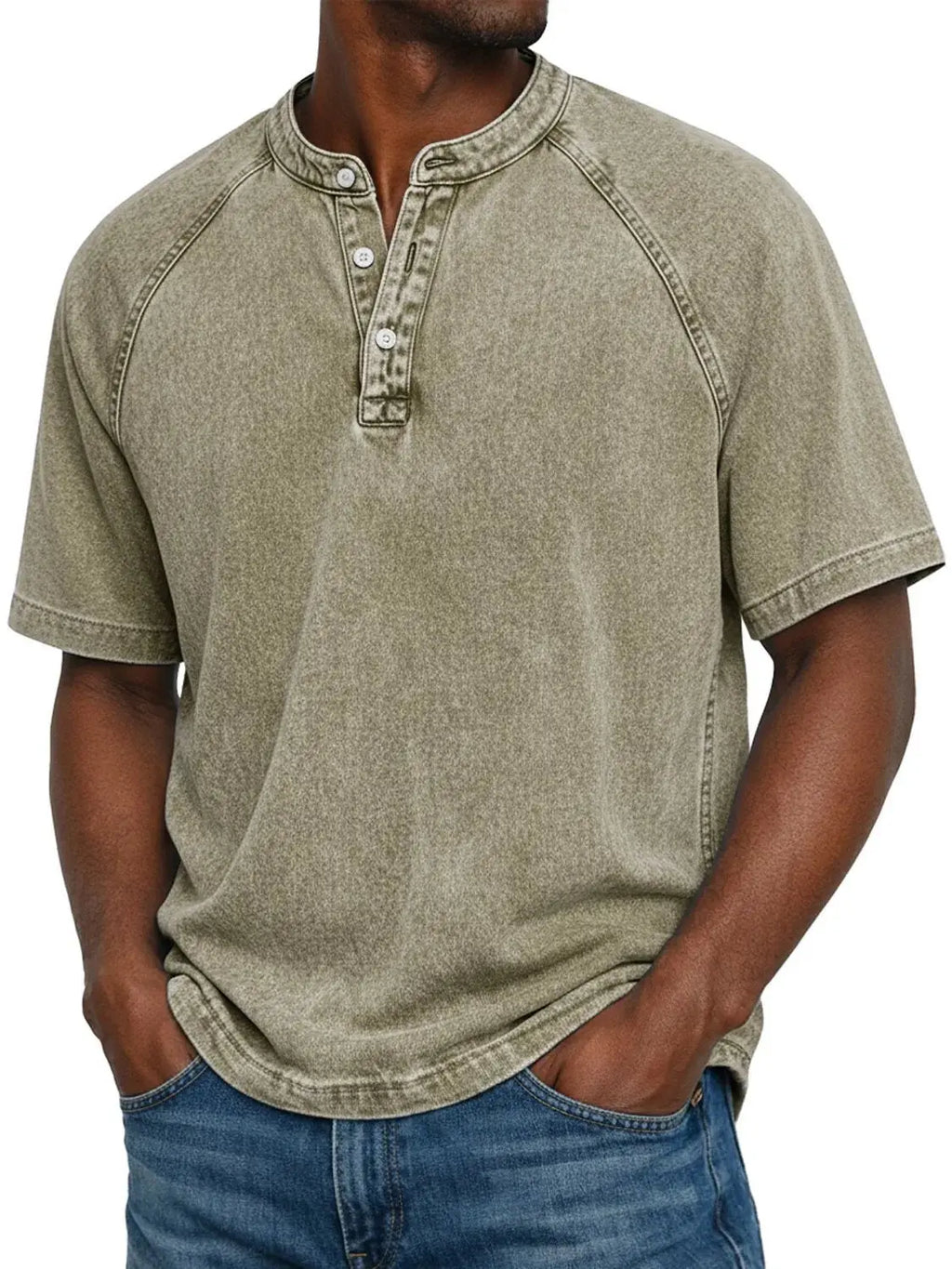 Lukas | Camisa vintage con botones para hombre