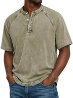 Lukas | Camisa vintage con botones para hombre