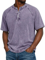 Lukas | Camisa vintage con botones para hombre