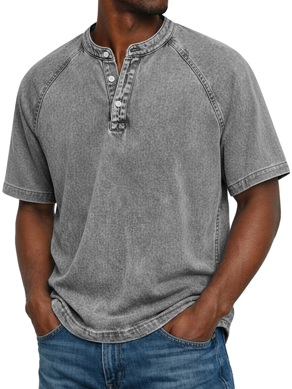 Lukas | Camisa vintage con botones para hombre