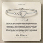 A Mi Hija - Pulsera Infinity Heart