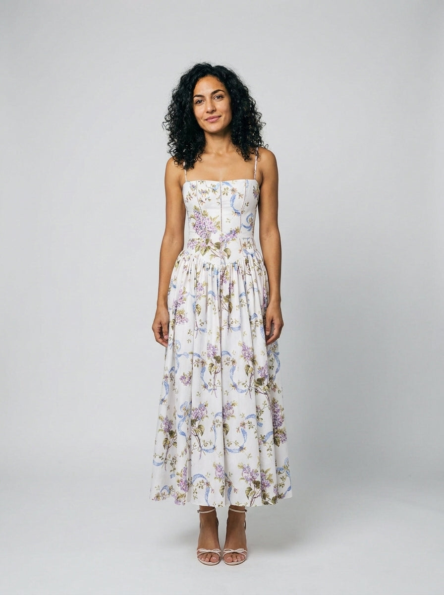 Estrella | Vestido midi floral