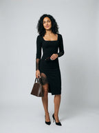 Vestido de noche con encaje Jasmina